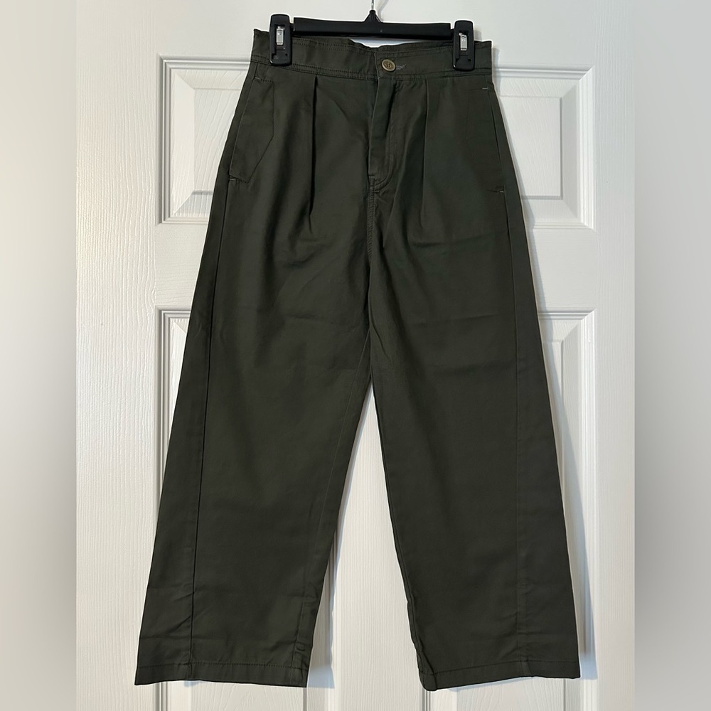 Zara Olive Green Kids Trousers - Picture 10 of 14